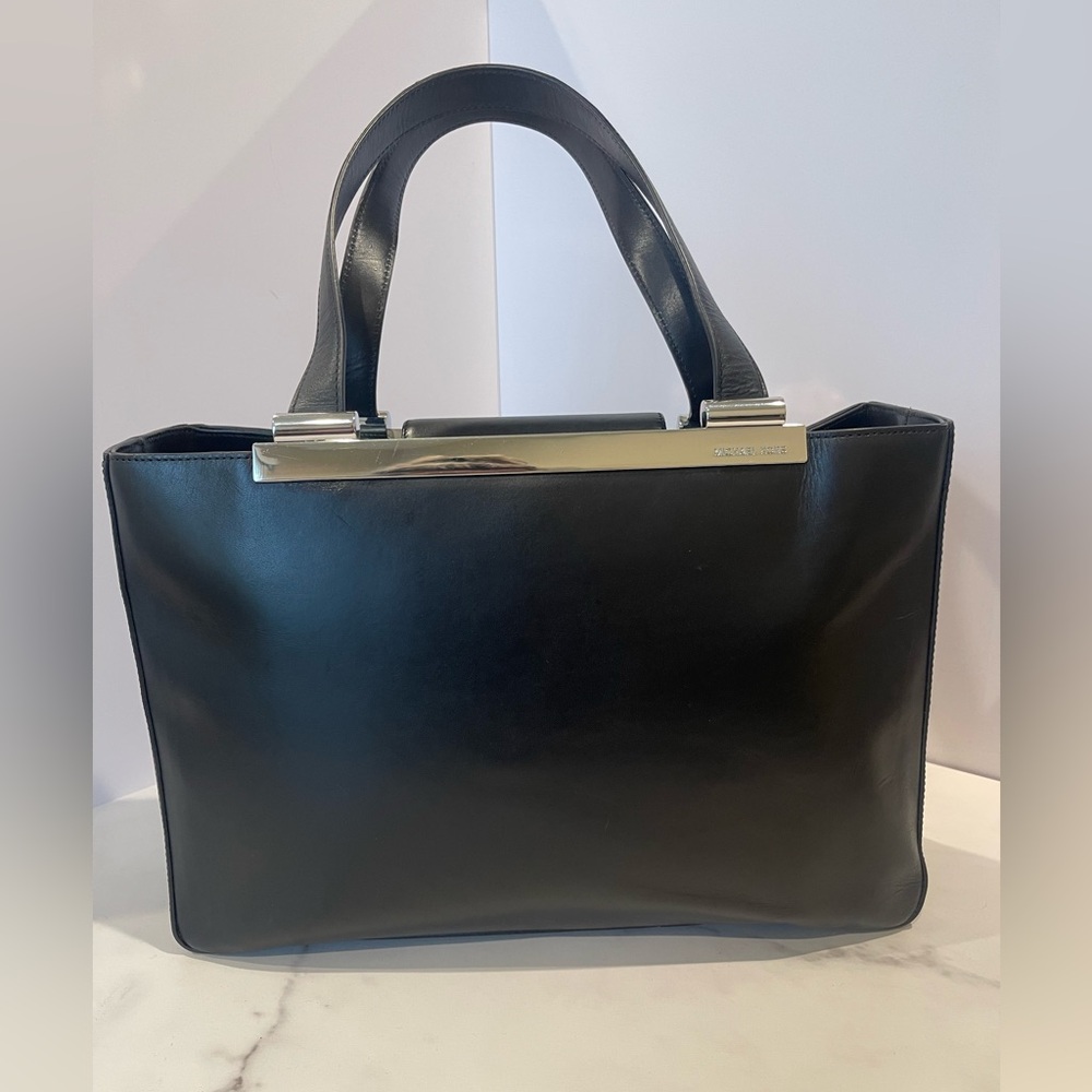 Michael Kors Black TILDA Leather Large Tote